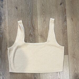 Reformation Terry Cropped Tank Top